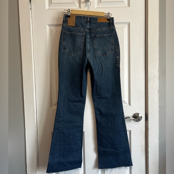 PacSun Jeans high waisted bootcut in Dark Indigo - Picture 4 of 7